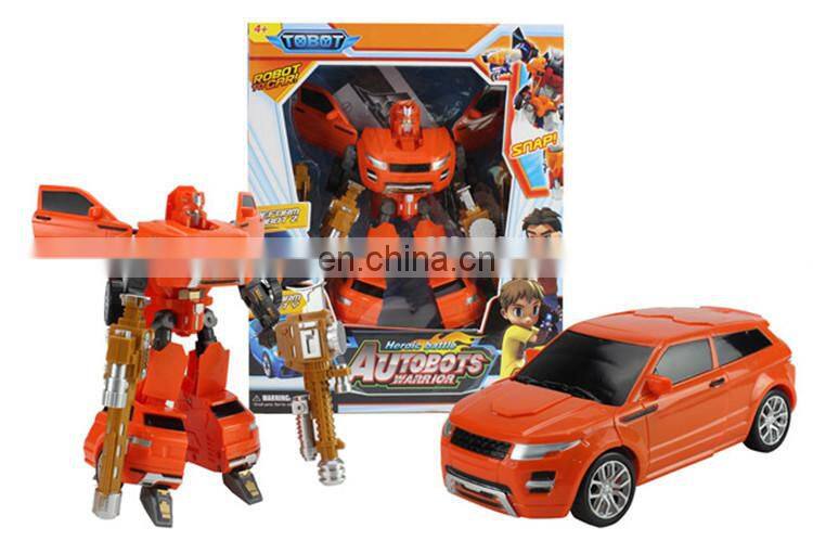 super toy plastic transform car transform robot toy