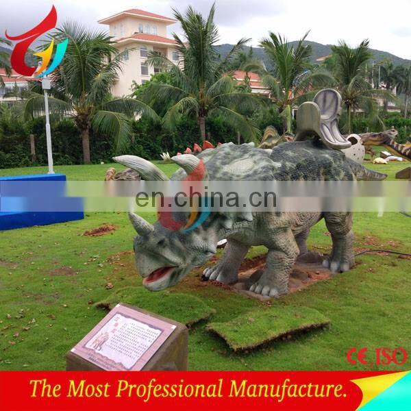 Theme Park Amusement Equipment Life Size dinosaur ride