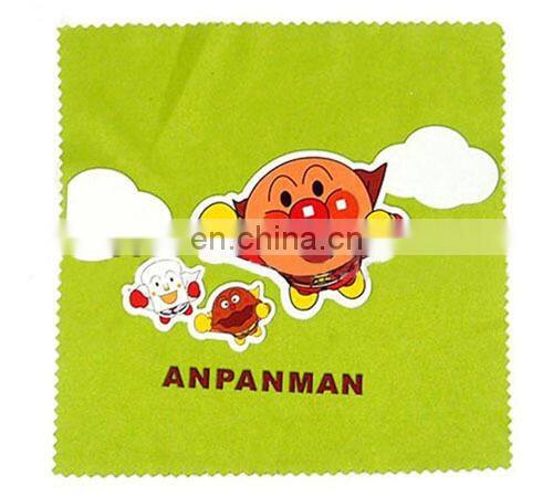 logo printed microfiber lens cleaning cloth for kids