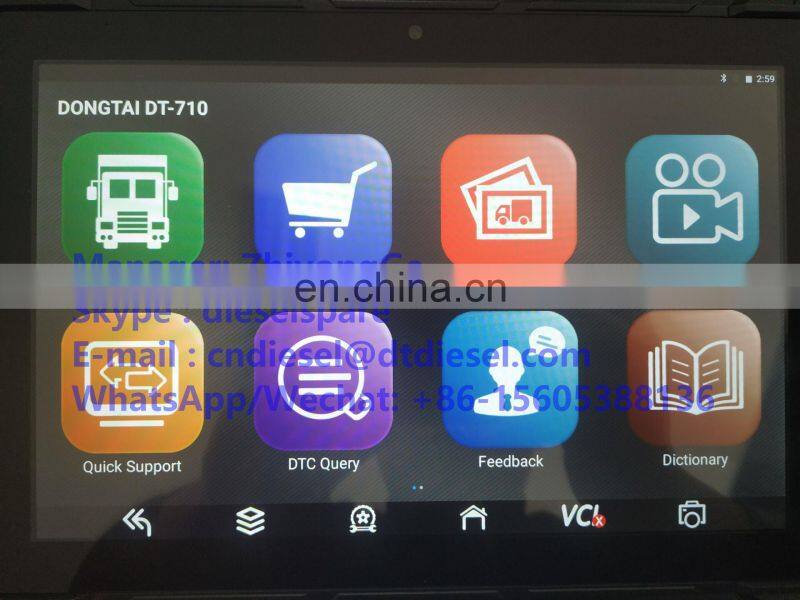 Diesel vehicle scanner DT-710 for 12v and 24v
