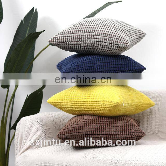 High Quality custom Corduroy velvet Cushion Throw Pillow case Covers for Couch
