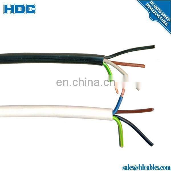PVC Insulated screen flexible control cable with multicore cable