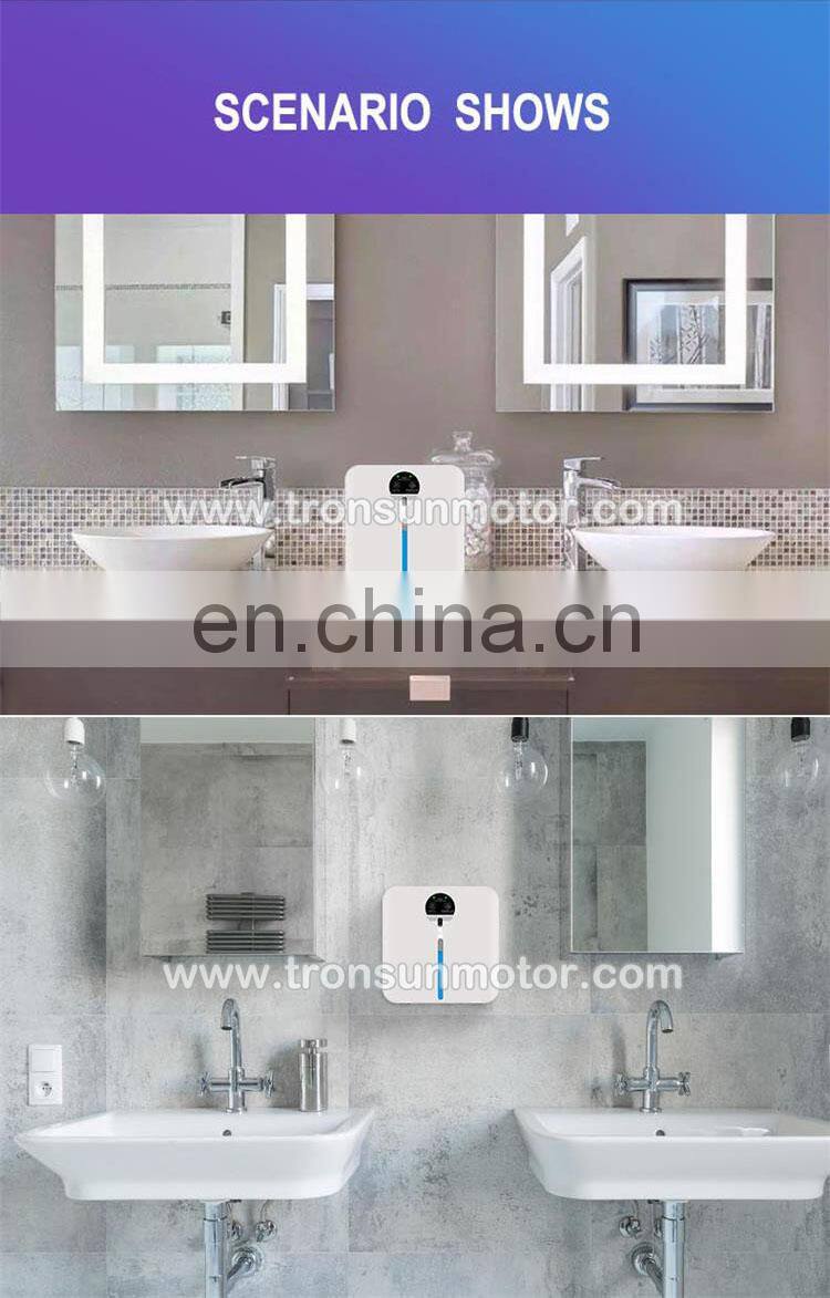 Large capacity automatic hand sanitizer dispenser / stand or wall mount inductive touchless soap dispenser