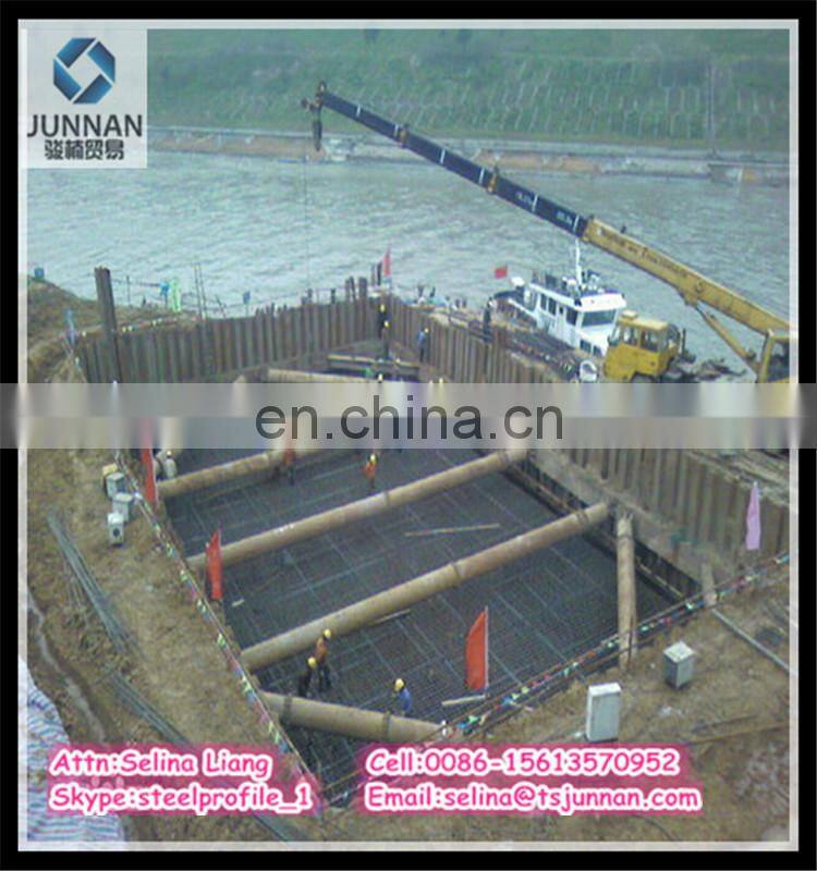 JIS A5523/5528 Hot Rolled U-shaped Steel Sheet pile/Piling size and price