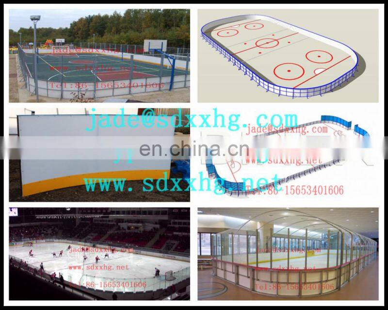 ice rink dasher board, ice rink fence , hockey rink plate