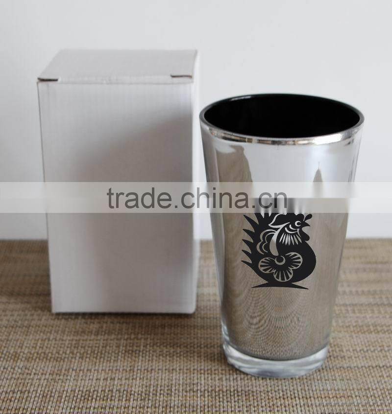 TOP QUALITY GLASS TUMBLER ELECTROPLATING