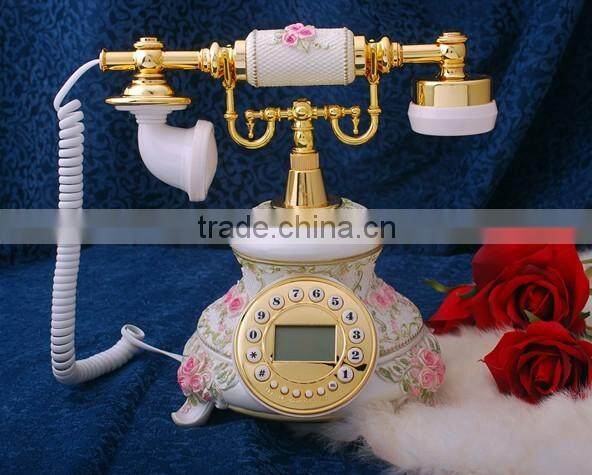 best western ceramic antique telephone