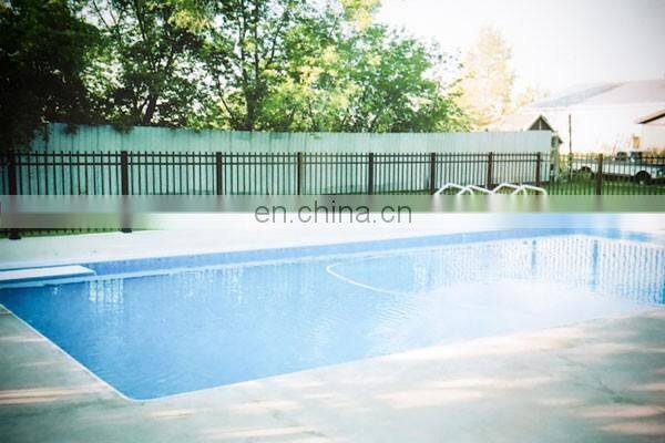 high quality smooth top steel fencing