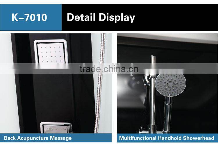 China Wholesaler Multifunction Luxury Bathroom Furniture Shape Shower Steam Room Cabin K-7010