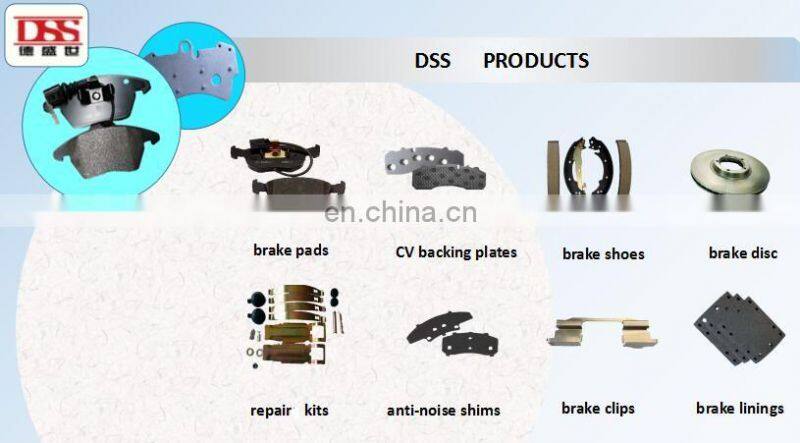 Factory wavy high-carbon ceramic brake rotors disc with bolts