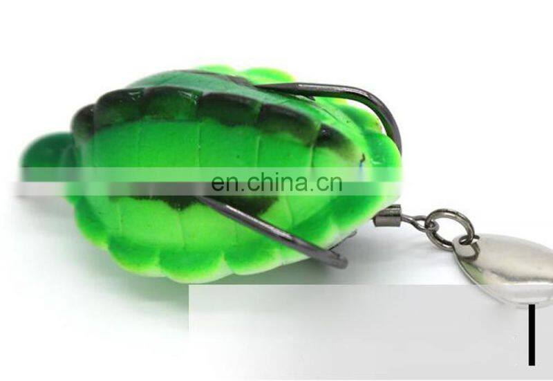 5.5cm 12g Freshwater Fishing Tackle Snakehead Lifelike Turtle Chinese Lures