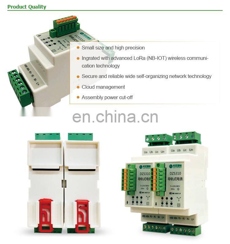 DZS310 No Display Compact 3 Phase Kwh Electronic Meter with CT
