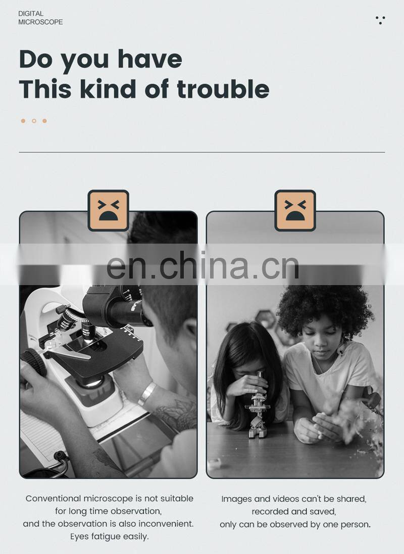 Andonstar AD208 2MP 5X-260X USB Digital Microscope With 8.5" LCD 1080P For Repair PCB Soldering SMD