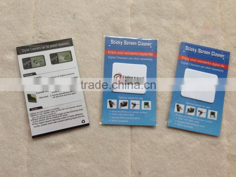 mobile phone cleaner sticky screen wipe