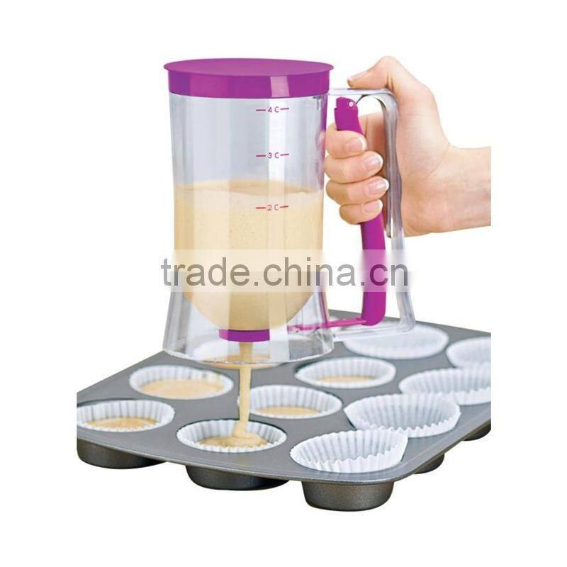 KH Free Design Useful Cake Batter Dispenser With Measuring Label