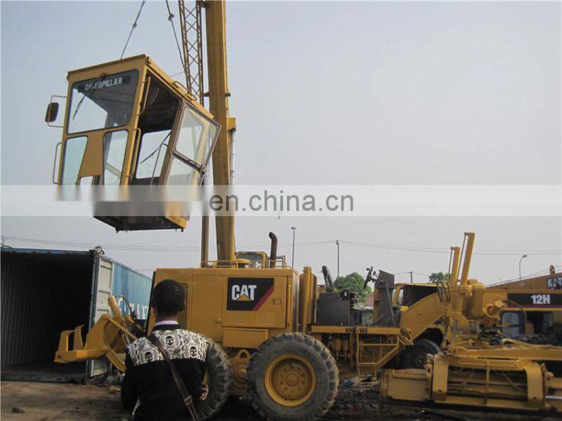 USA original CAT 12H motor grader loading, Caterpillar 12H load to Nigeria95% new cat 12H grader loading price cat machinery rcm