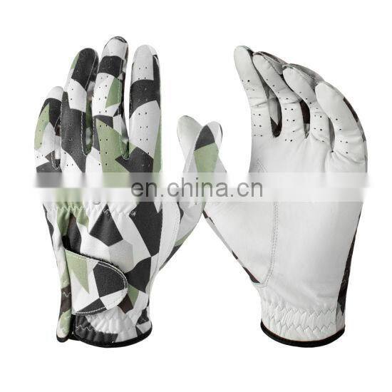 Customized logo Leather left hand Golf Gloves With customized quality demand Golf Glove