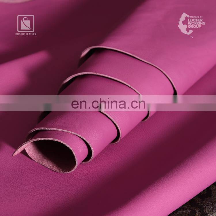 Premium and Classy Look Smooth Touch Full Grain Sustainable Chrome Tanned Cow Genuine Leather