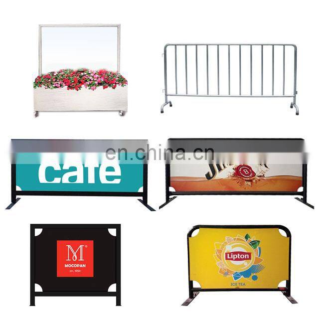 Portable Wind Breaker Advertising barrier crowd control stand