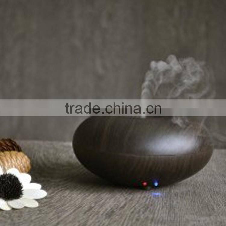 Ultrasonic Ion Humidifier Purifier Aroma Air Aromatherapy Essential Oil Diffuser Ionizer Dark Wood Grain Apple Version