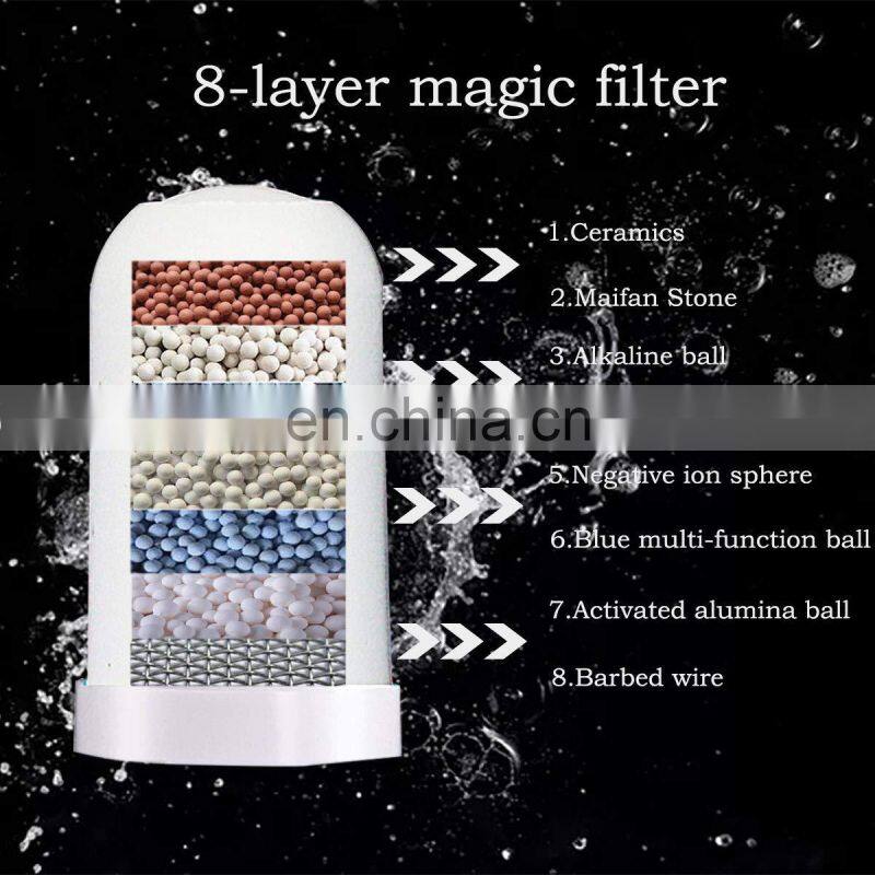 customization chrome plated multi-stages kitchen water filter faucet filter tap water purifier