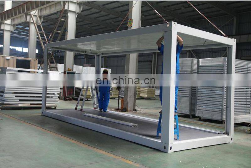 20ft whole packing or detachable Fast assemble container house steel frame