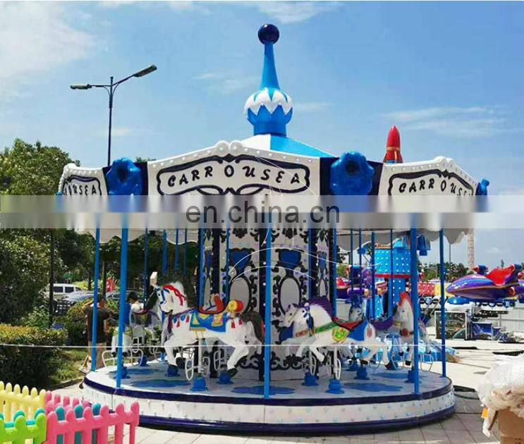 Merry go round supplier park carousel rides for sale
