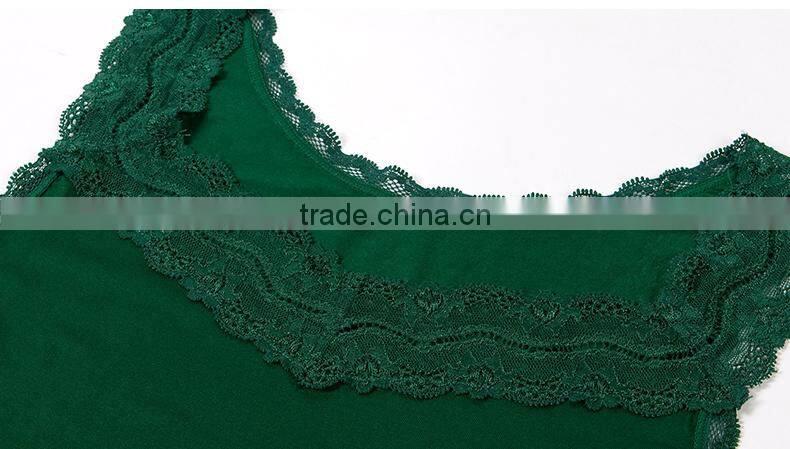 2015 New Style Girls Sexy Tank Top with lace Summer Vest Bulk Buy From China