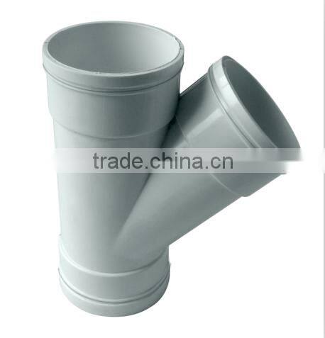 PVC Plastics Fittings Wye