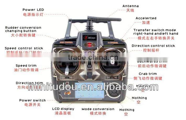 WL V913 rc toy jet airplane with LCD Screen 2.4G 4CH aeromodelling Single-Propeller LCD RC Helicopter For Sale