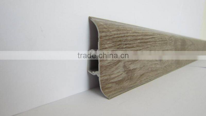 Skirting board for laminated/vinyl/bamboo/wooden/pvc floor