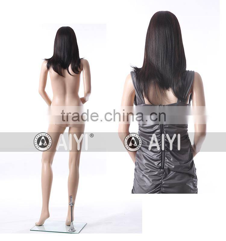 Female Plastic Full Body Mannequin 1 Piece Wig Display