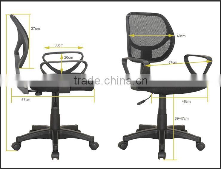 Office swivel chair with armrest