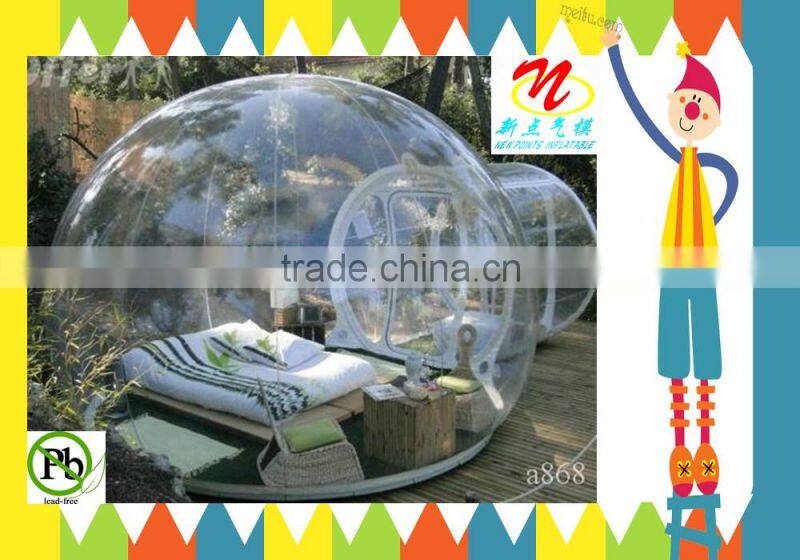 Inflatable transparent tent with door, inflatable rentals,inflatable tents