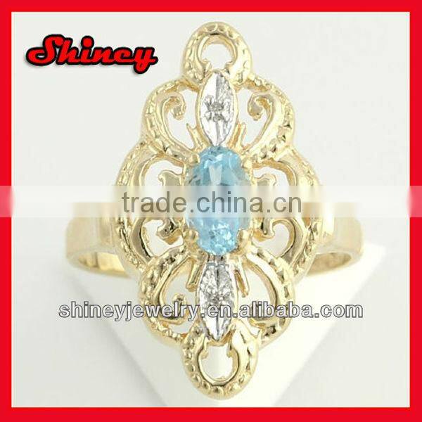 2014 high quality factory design micro pave cz new model islamic silver rings for muslim men