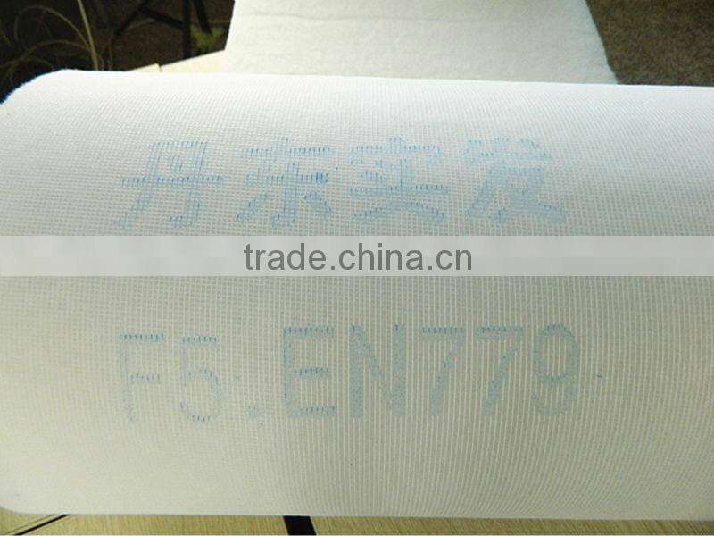 solid glue spray booth filter seamless material