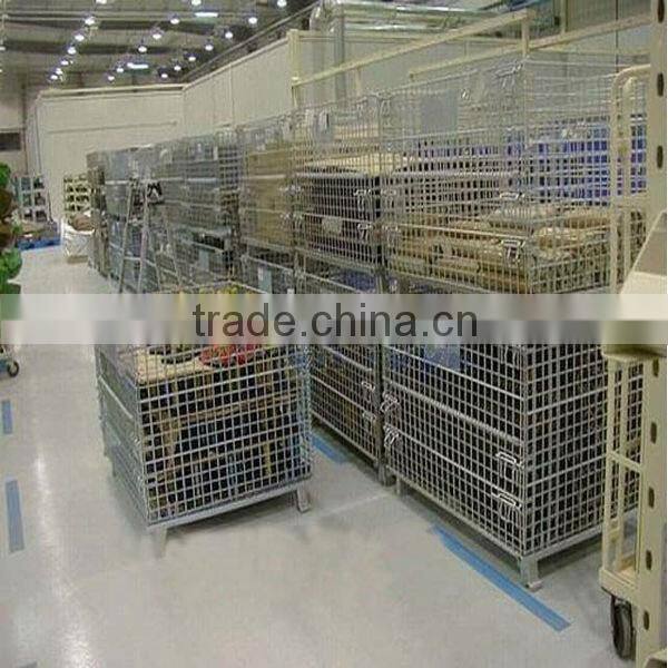 High quality galvanized collapsible storage cage(manufacturer)