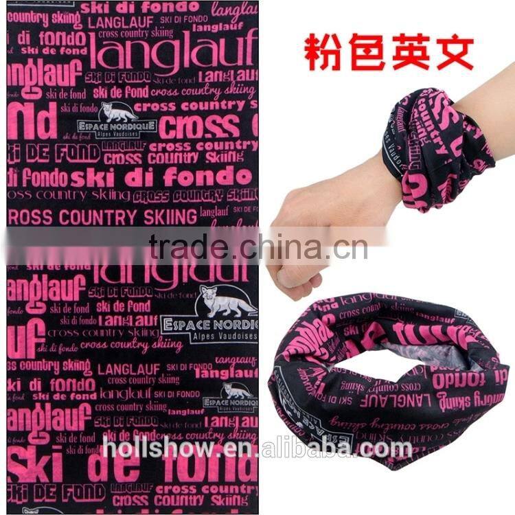 Microfiber Polyester Magic Tube Seamless Multifunctional Colorful Printing Custom Bandana