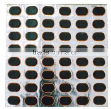 Tube Tubeless Tire Repairs Patches Black Color With Orange Base