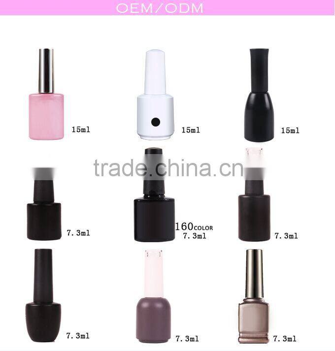 2015 popular colors easy soak off uv/led 177 organic color nail gelpolish can OEM with free samples