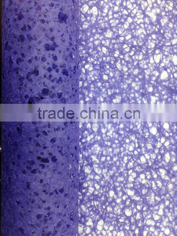 natural fiber lace flower wrapping paper/ LP109