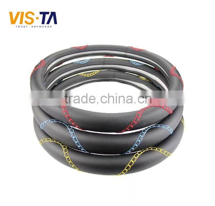 High quality glow Microfibre car steering wheel cover