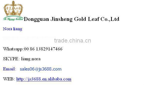 best selling china imitation gold leaf factory price