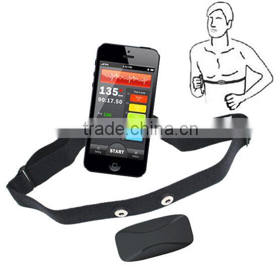 2015 Fitness Tracking Equipment Bluetooth Heart Rate Monitor, Smartphone Heart Rate Monitor, Chest Strap Heart Rate Monitor