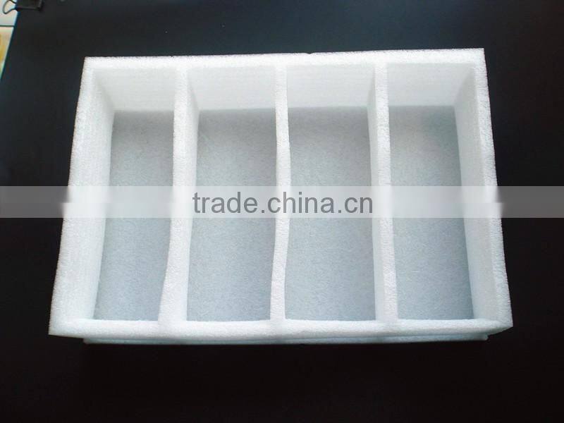 EPE foam packaging inserts customize cutting foam insert box