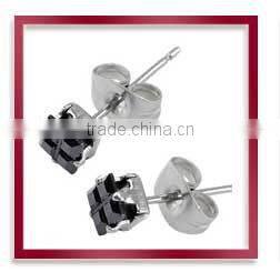 2016 new cheap wholesale stainless steel stud earrings for boys