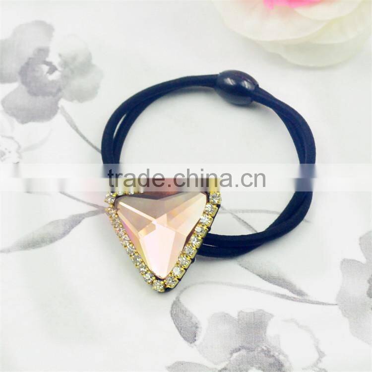 Round Rhinestone Hair Accessories Hair Ring Hair Rope