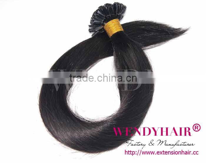wendy hair product 5a grade virgin sillky straight many color available u tip hair extension