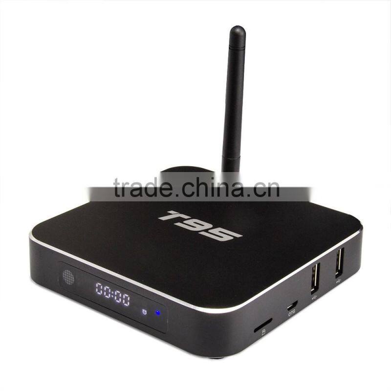 Vensmile s905 smart tv box android T95 quad core google android 5.1 smart tv box 4K 2K output T95 kobi android tv box