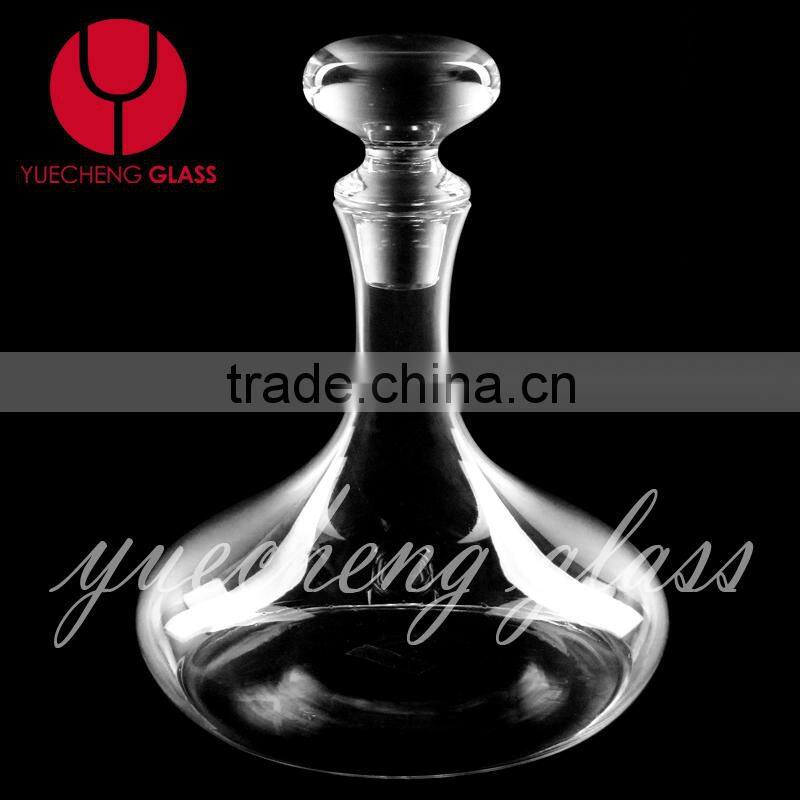 Glassware Manufacturer handmade clear crystal red wine glass decanter